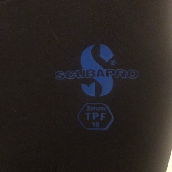 Scubapro Black Diver Suit Wetsuit TPF 18 Medium/50 - Picture 2 of 4